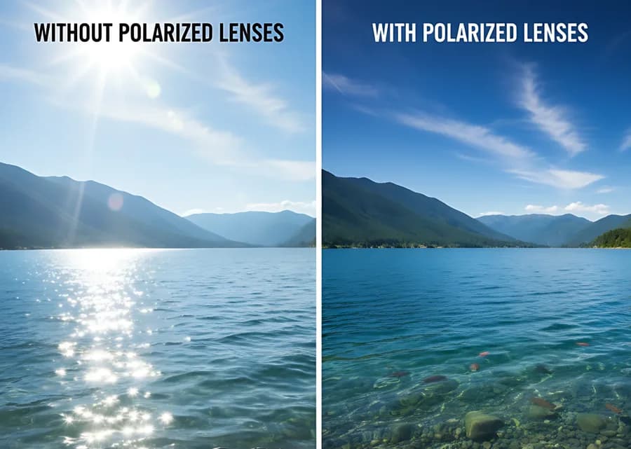 Polarised prescription lenses for reglazed glasses and sunglasses