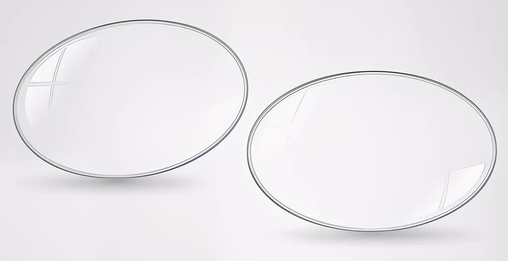 Single vision lenses for reglazing existing glasses frames