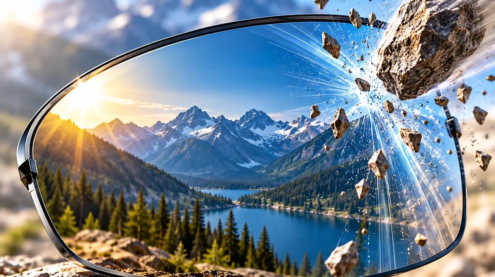 Sports lens illustrating an impact-focused lens option.