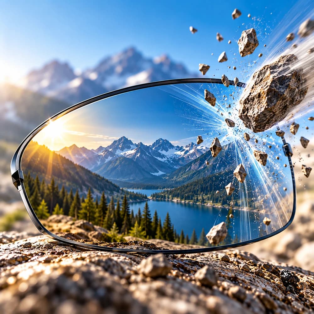 Sports lens illustrating an impact-focused lens option.