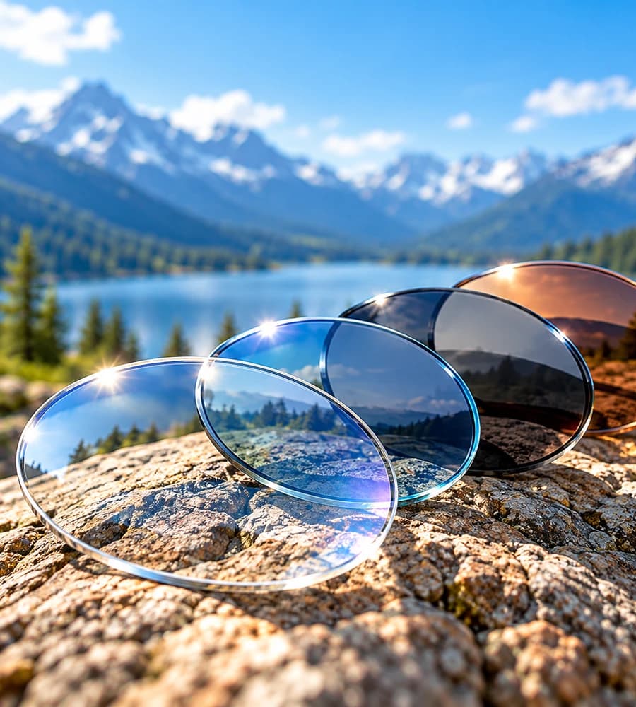 A selection of sports lenses representing new lens technologies.