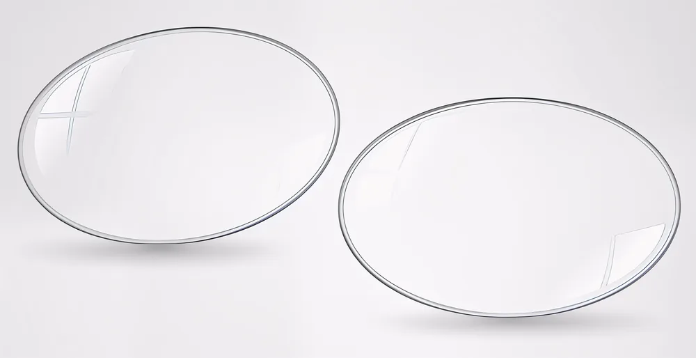 Single vision lenses for reglazing existing glasses frames